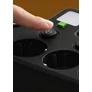 Kép 4/4 - Fali elosztó (2 hálózati aljzat + 2 USB-A + 1 USB-C töltőport) LED éjjeli fénnyel – otthonra, utazáshoz, DA706