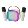 Kép 2/3 - Carneo Karaoke DJ mini hordozható hangszóró mikrofonnal, 5W, vezeték nélküli