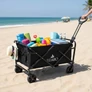 Kép 2/8 - Összecsukható kerti-strandkocsi 100L 100kg terhelhetőség 83 x 47 x 43 cm