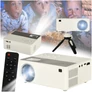 Kép 3/8 - Hordozható prémium LED projektor Full HD 16:9 1920x1080 felbontással állvány + hangszóró + távirányítóval