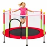 Kép 2/4 - Gyermek kerti trambulin 140cm piros