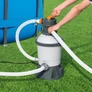 Kép 1/5 - Bestway homokszűrős medenceszivattyú – 3596 l/h, szürke
