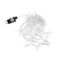 Kép 3/5 - 138 LED-es csillag-hold-jégcsap, meleg fehér, 2,5 méter széles, 8 világítási mód