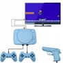 Kép 2/6 - Retro TV játékkonzol beépített játékokkal, 2 joystick + pisztollyal, RCA csatlakozóval, DT