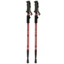 Kép 3/5 - 2 db-os nordic walking túrabot készlet, kiegészítőkkel, 65-135 cm kihúzható, piros