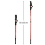 Kép 5/5 - 2 db-os nordic walking túrabot készlet, kiegészítőkkel, 65-135 cm kihúzható, piros