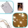 Kép 4/5 - 10 m-es 100 micro LED-es elemes fényfüzér, tündérfény, időzíthető, meleg fehér