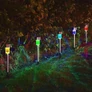 Kép 3/6 - Arti Casa 10 db-os napelemes inox kerti LED lámpa szett, IP44, 36 cm, RGB hangulatfénnyel