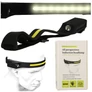 Kép 1/3 - Erős COB LED fejlámpa, mozgásérzékelős, USB C-s, 5 világítási mód, 350 lm