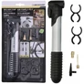 Kép 6/6 - Dunlop alumínium kerékpárpumpa – 3 adapter, 120 psi nyomás