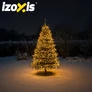 Kép 3/4 - 30 m-es 300 LED-es gömb karácsonyi fényfüzér, hálózati, IP44 vízálló, meleg fehér