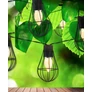 Kép 3/7 - 10 LED-es napelemes kerti girland lámpa – 3,8 m hosszú, loft stílus