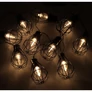 Kép 2/7 - 10 LED-es napelemes kerti girland lámpa – 3,8 m hosszú, loft stílus