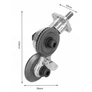 Kép 3/8 - Kraft&Dele lemezolló adapter fúrótokmányba, 1,5 mm