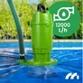 Kép 8/11 - MalTec búvárszivattyú szennyezett vízhez, IPX8, 12000l/h, 10m kábel, 8m-es merülő mélység, indukciós motorral