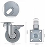 Kép 2/9 - Forgó-bolygó kerekek - 4 db készlet, 75 mm, gumírozott