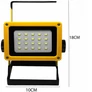 Kép 6/6 - Hordozható akkus reflektor LED lámpa, hálózati töltővel, 30 W, RT