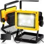 Kép 2/6 - Hordozható akkus reflektor LED lámpa, hálózati töltővel, 30 W, RT