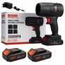 Kép 2/10 - Boxer akkus lomb és hófúvó, BX-3285, 2 db akkumulátorral,