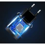 Kép 4/4 - 3 USB kimenetes fali adapter karácsonyi fényfüzérekhez, fekete