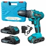 Kép 1/7 - Akkus fúrócsavarozó 2 db akksival 24 V 3000 mAh 10 mm-es gyorskioldó tokmány