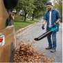 Kép 9/9 - Nagy Teljesítményű Akkumulátoros levélfúvó, 400 W, 2 db akkumulátorral, 3000 mAH