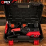 Kép 5/10 - OpexTools Akkus láncfűrész 2 db 21V 3.0Ah akkuval, szénkefementes motorral, 12"