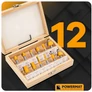 Kép 2/6 - Powermat 12 részes maró vágókészlet orsómaró gépekhez 8 mm-es 