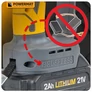 Kép 5/12 - Powermat Akkus mini láncfűrész, ágvágó, 2 db Li-ion akkuval, 21 V, automata lánc olajzással, szénkefe mentes motorral, PM-MPA-2AHM