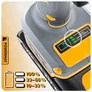 Kép 11/11 - Powermat Akkus fúrócsavarozó, 2 db 21 V, akksival, 55 Nm, 10 mm-es gyorskioldó tokmány, Fúrószárral bit fejekkel, PM-WA-21V-2M