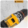 Kép 7/11 - Powermat Akkus fúrócsavarozó, 2 db 21 V, akksival, 55 Nm, 10 mm-es gyorskioldó tokmány, Fúrószárral bit fejekkel, PM-WA-21V-2M
