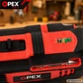 Kép 9/11 - OpexTools Akkus fúrócsavarozó, 2 db akksival, 21 V, 30 Nm, 10 mm-es gyorskioldó tokmány, fúrószárakkal