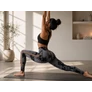 Kép 6/12 - Női márvány push-up magas derekú has és fenék formáló fitnesz leggings S/M, szürke