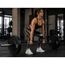 Kép 9/11 - Női márvány push-up magas derekú has és fenék formáló fitnesz leggings S/M, fekete