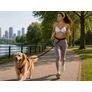 Kép 11/12 - Női varrásmentes, push-up sportmelltartó formáló párnákkal, XXL méret, szürke