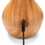 Kép 5/6 - Tulipán alakú mini párologtató USB-vel, világosbarna