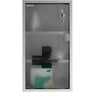 Kép 4/5 - Nagyméretű, zárható gyógyszer szekrény, rozsdamentes acél, 48 x 25 x 12 cm