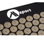 Kép 3/8 - Dupla Akupresszúrás egészségügyi matrac tüskékkel + párna, 50 x 130 cm, beige