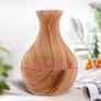 Kép 5/8 - Tulipán alakú mini párologtató USB-vel, RGB színes, ultrahangos, világosbarna, ST