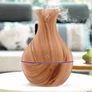 Kép 6/8 - Tulipán alakú mini párologtató USB-vel, RGB színes, ultrahangos, világosbarna, ST