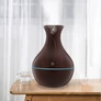 Kép 4/8 - Tulipán alakú mini párologtató USB-vel, RGB színes, ultrahangos, sötétbarna, ST