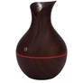 Kép 8/8 - Tulipán alakú mini párologtató USB-vel, RGB színes, ultrahangos, sötétbarna, ST