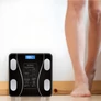 Kép 8/11 - Okos fürdőszoba mérleg Bluetooth funkcióval, 180 kg teherbírás, RT