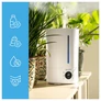 Kép 3/9 - XXL Automata ultrahangos,  párásító ionizációval és aromaterápiával + Távirányító, 5 L + 3 db olaj 