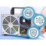 Kép 2/7 - Erős Hordozható fertőtlenítő ózongenerátor, 100 W, 20 g/H