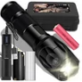 Kép 1/8 - Extra erős vízállló taktikai CREE-XML-T6 L2 LED zoom katonai zseblámpa USB-s 5 világítási móddal E342
