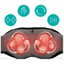 Kép 4/10 - HealthPro Shiatsu 3D Nyak és váll masszírozógép fűtő funkcióval 2 féle adapterrel fekete 110997