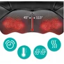 Kép 8/10 - HealthPro Shiatsu 3D Nyak és váll masszírozógép fűtő funkcióval 2 féle adapterrel fekete 110997