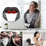 Kép 9/10 - HealthPro Shiatsu 3D Nyak és váll masszírozógép fűtő funkcióval 2 féle adapterrel fekete 110997