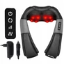 Kép 3/10 - HealthPro Shiatsu 3D Nyak és váll masszírozógép fűtő funkcióval 2 féle adapterrel fekete 110997